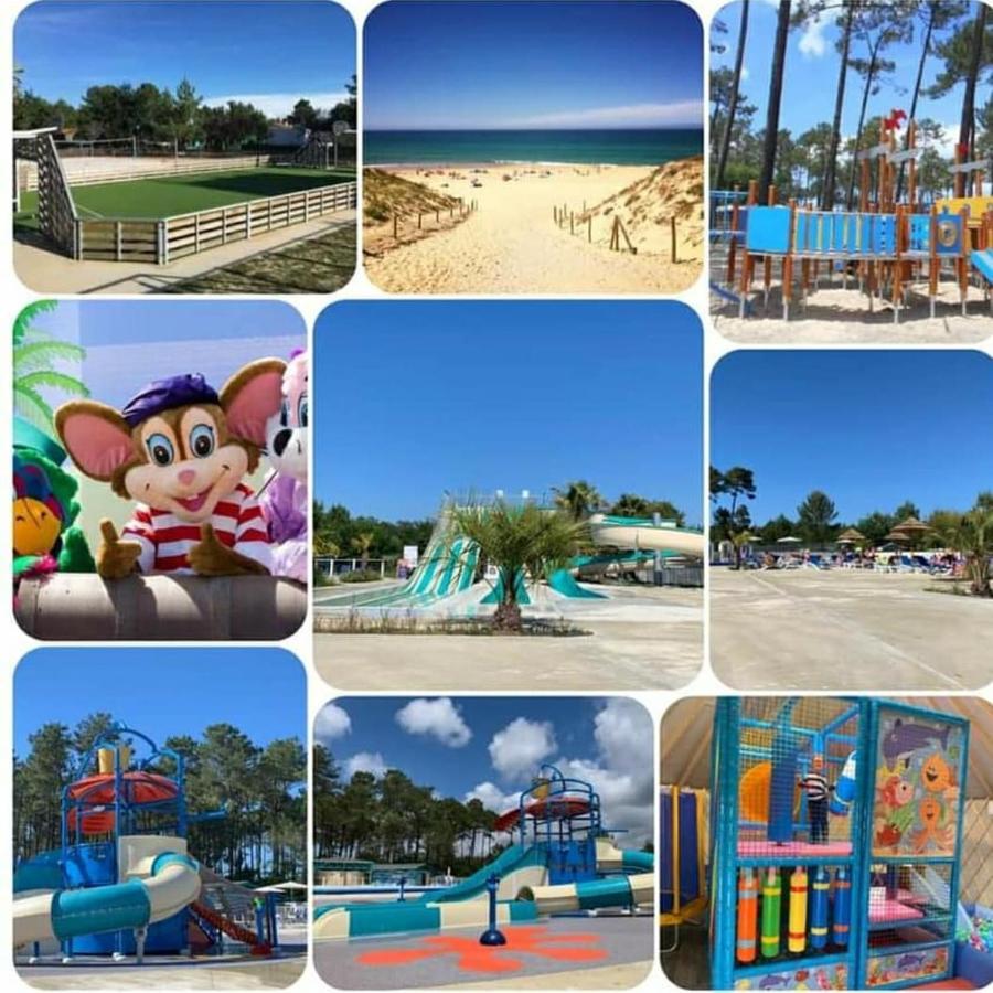 סן-ז'וליין-אן-בורן Camping Des Dunes De Contis Mobilhome 3Ch, מראה חיצוני תמונה