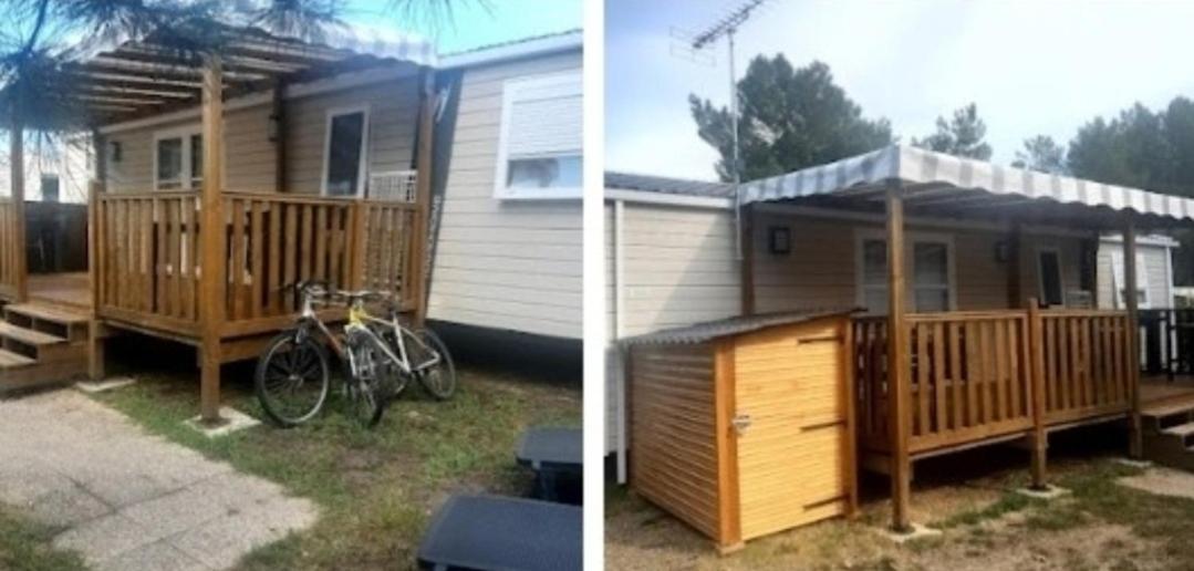 סן-ז'וליין-אן-בורן Camping Des Dunes De Contis Mobilhome 3Ch, מראה חיצוני תמונה