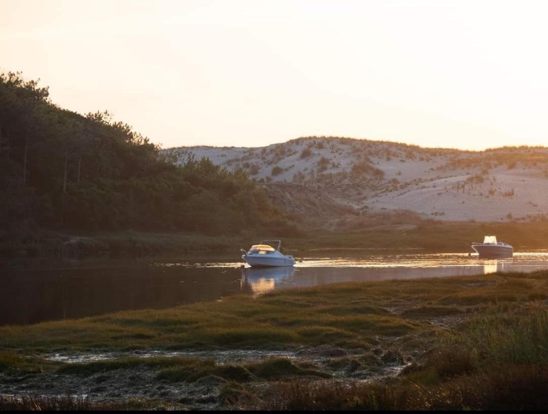 סן-ז'וליין-אן-בורן Camping Des Dunes De Contis Mobilhome 3Ch, מראה חיצוני תמונה