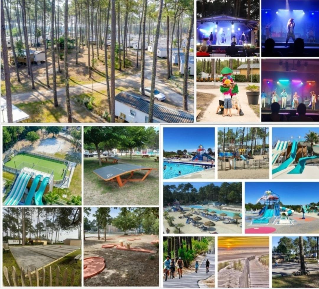 סן-ז'וליין-אן-בורן Camping Des Dunes De Contis Mobilhome 3Ch, מראה חיצוני תמונה